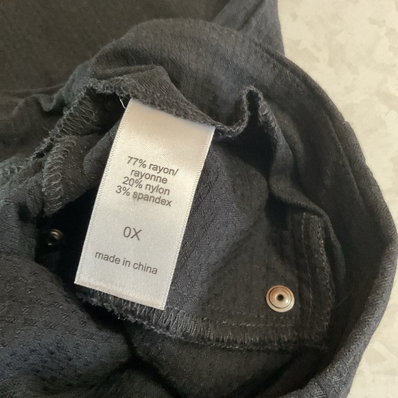 Maurices women Black pull on dress pants size OX - Picture 4 of 6